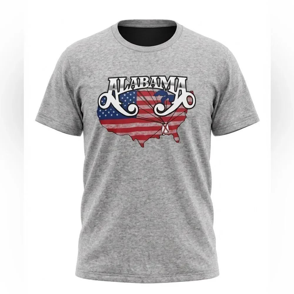 ALABAMA CONCERT SHIRT GRAY SIZE M